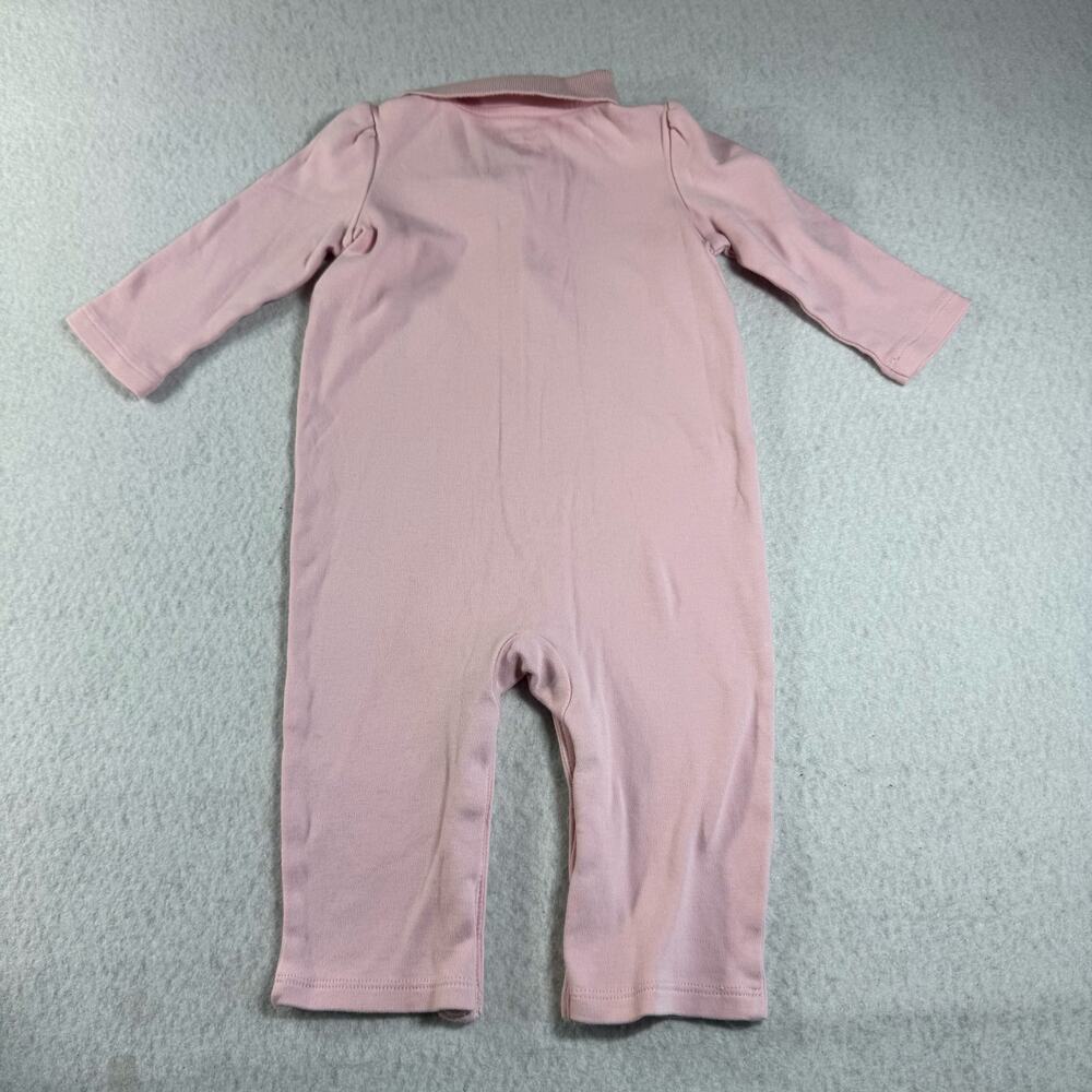 Ralph Lauren Baby 9M Lot of 2 Pink One Piece Outfits 1 footed and 1 Non footed - Picture 7 of 12